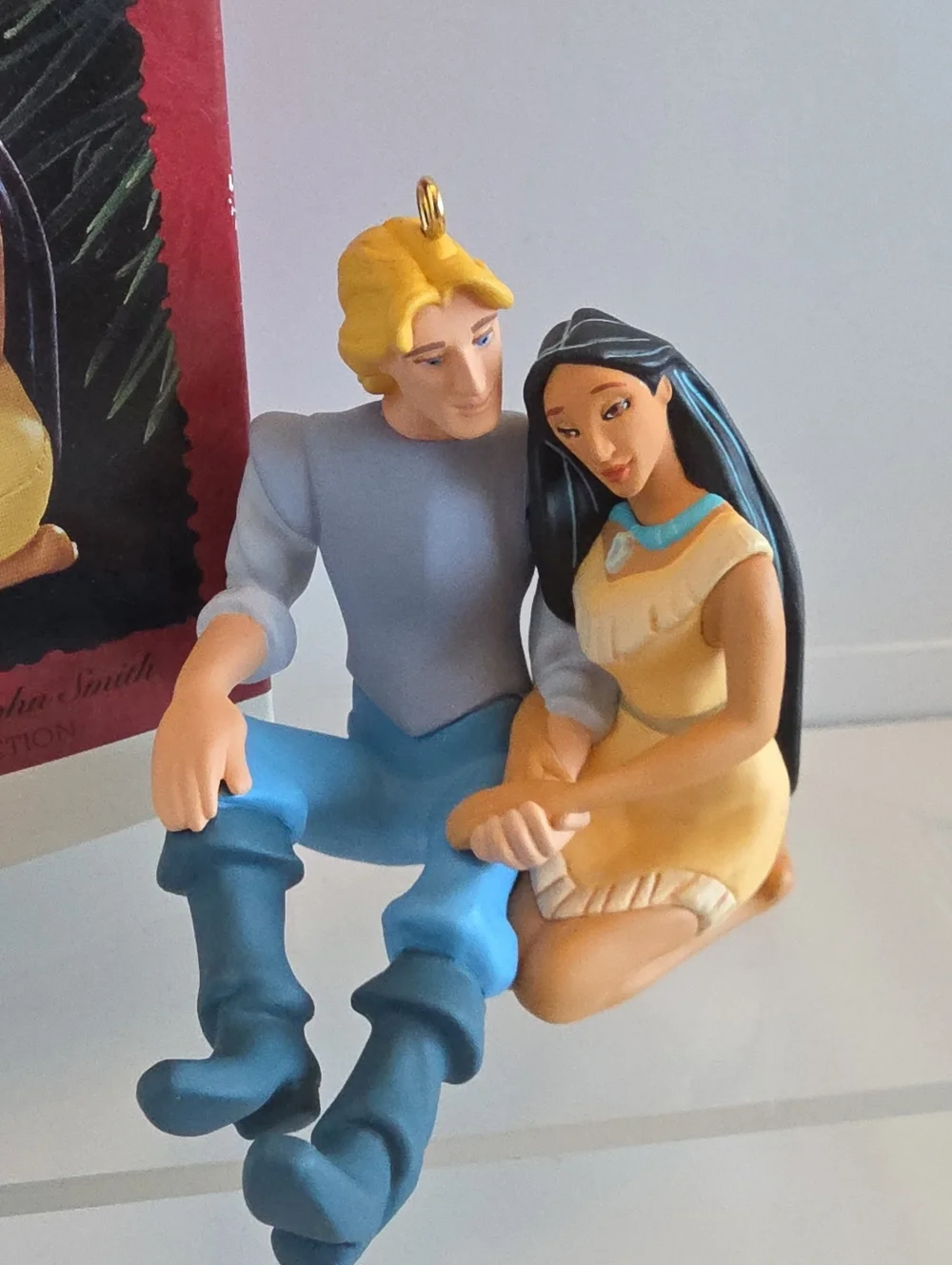 Vintage Hallmark Keepsake Pocahontas & Captain John Smith Christmas Ornament